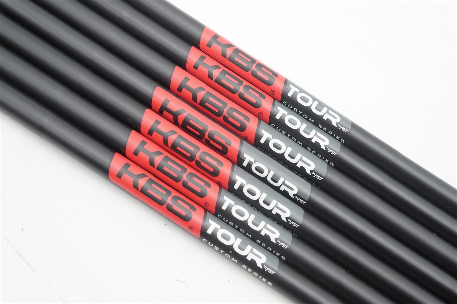 KBS TOUR 120 S アイアンシャフト 7本セット(5-PW、AW) Uncut Kbs Tour Custom Series Black #4-Pw 120G Stiff Iron Shaft Set