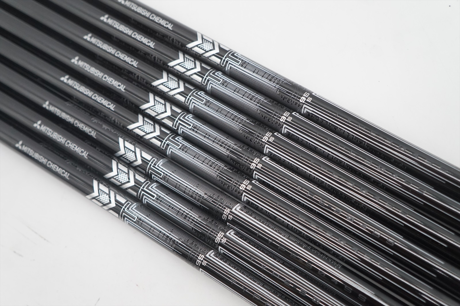 Mitsubishi Mmt 95S Stiff #3-PW Iron Shaft Set 8Pc Uncut Pulls .355