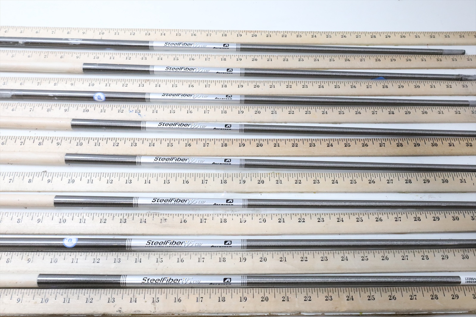 Aerotech Steelfiber I95Cw 95G Stiff 34-37 Iron Shaft Set Pulls 8Pc .355 386417
