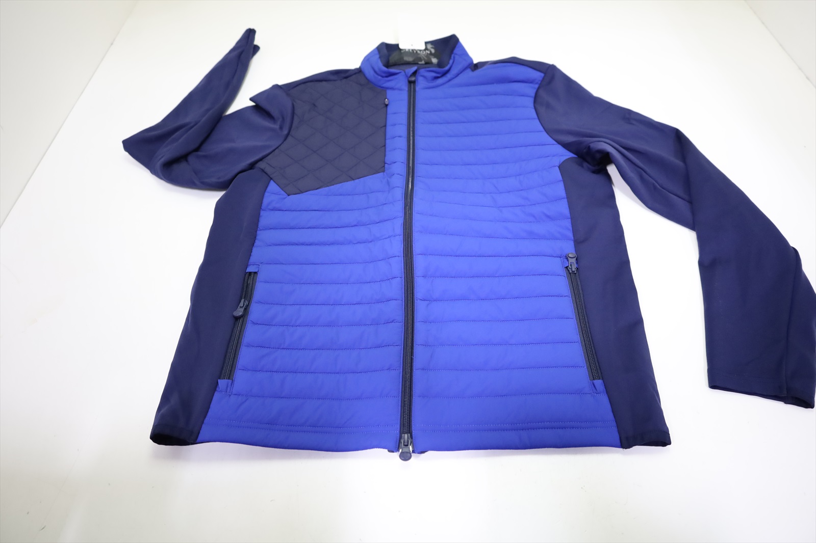 Veste De Golf Hybride Matelassée Greyson Tour Issue Yukon - Bleu Maltais Taille L (Neuf Sans étiquette)