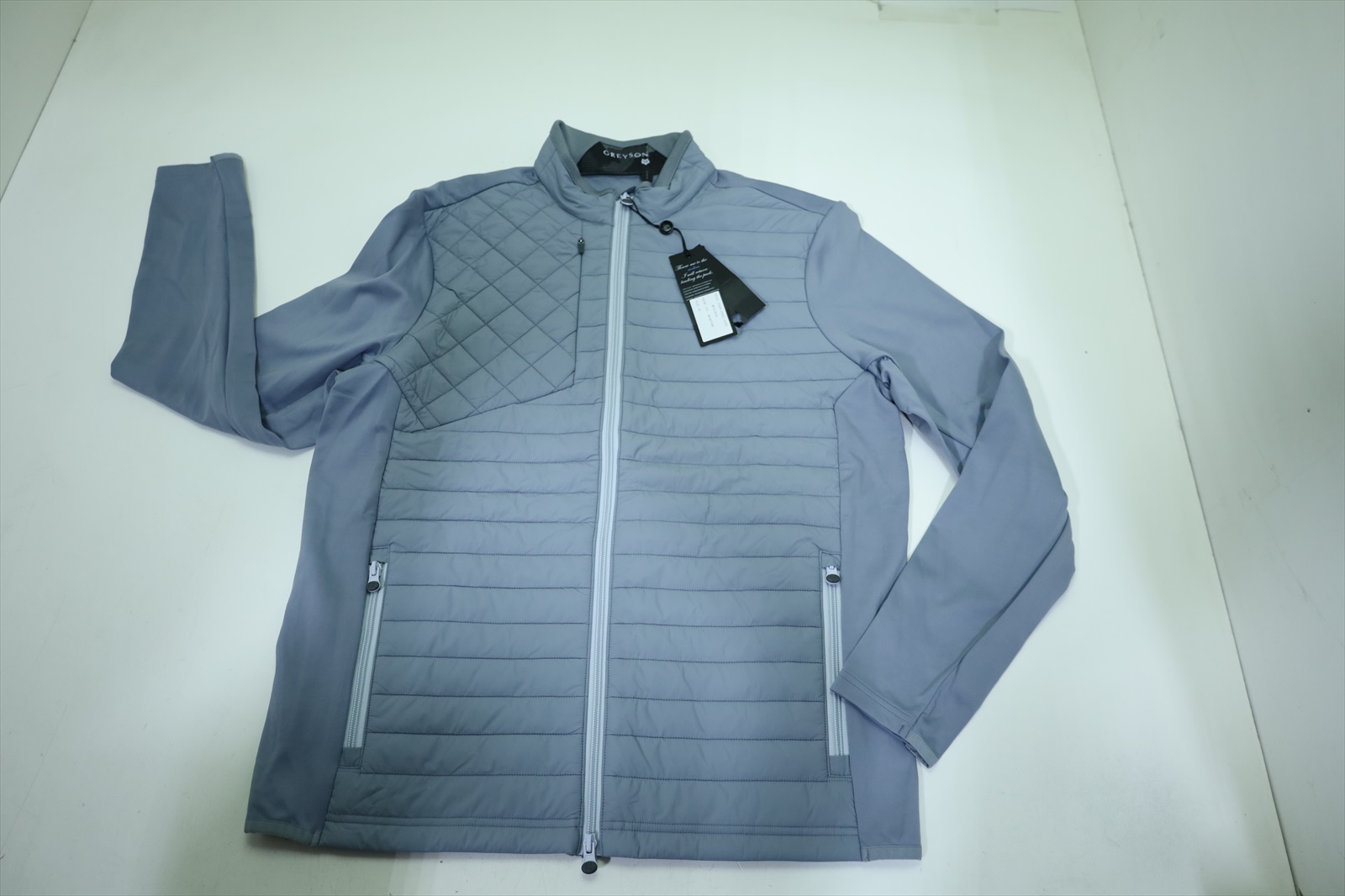 Greyson Golf Yukon Hybrid Jacket Mens Size Medium Moonstone