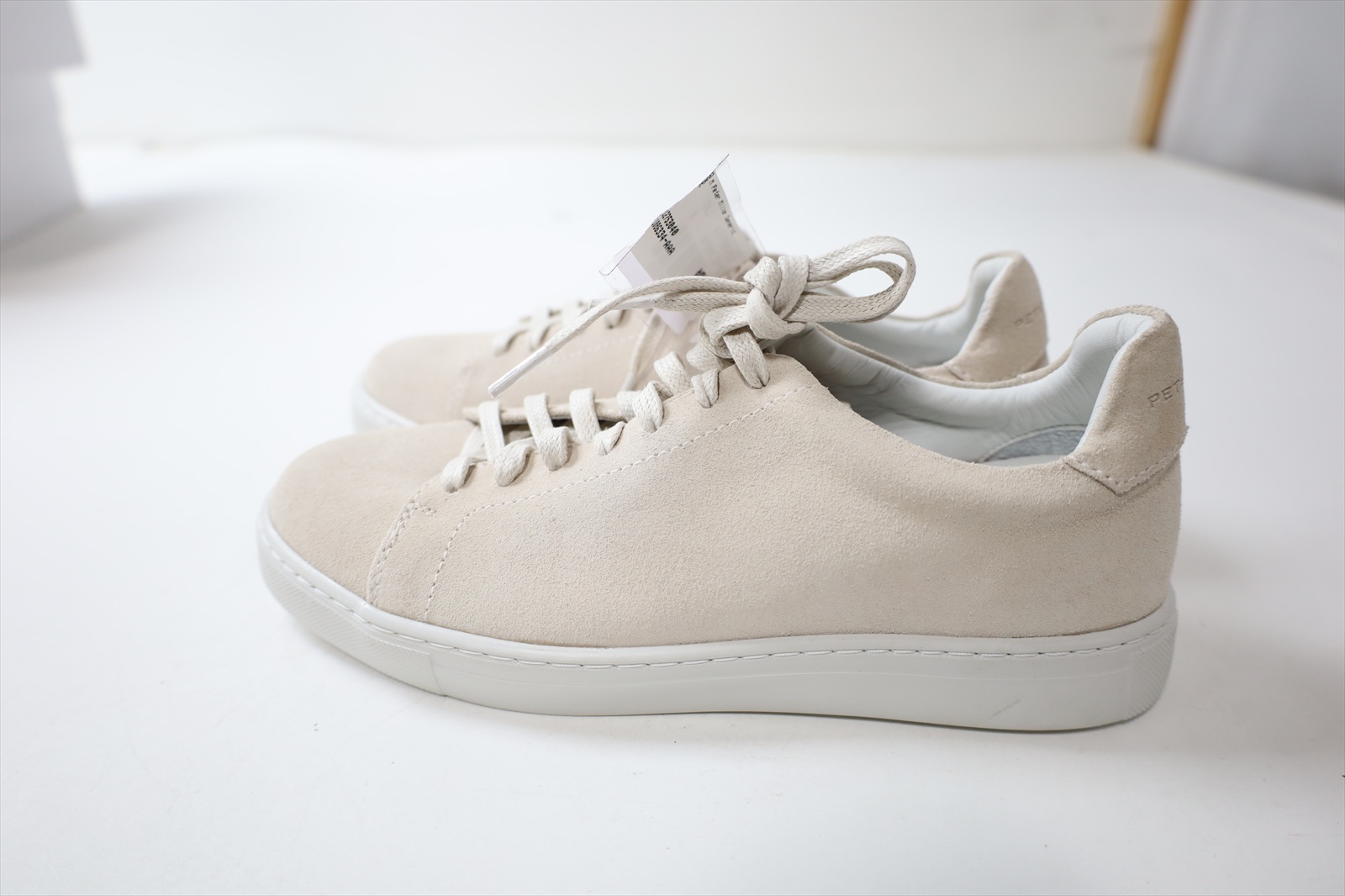 PETER MILLAR Vantage Lite Suede Sneaker Shoes Women 8 LATTE  display picture 3