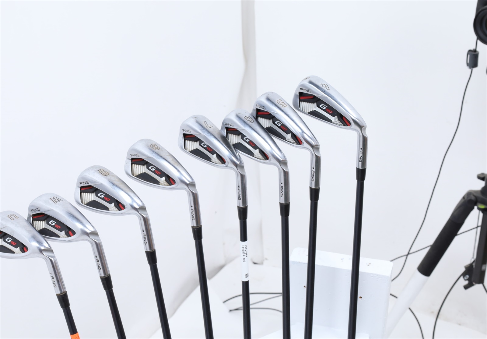 Ping G410 Black Dot Iron Set 4-Pw, Uw Regular Flex Alta Cb Awt Red 13417004 Good