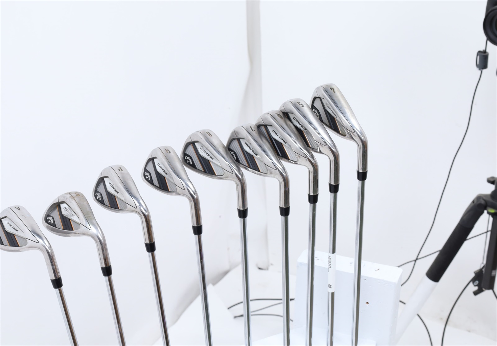 Callaway Mavrik Iron Set 4-Pw, Aw, Sw Stiff Flex Xp 105 S300 Steel 13425430 Fair