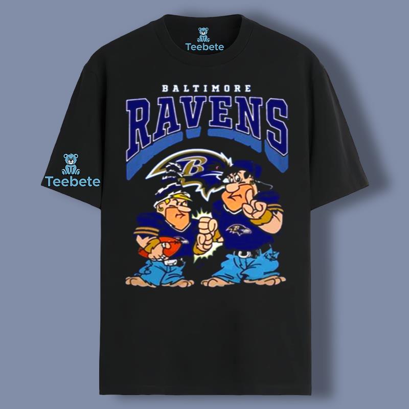Baltimore Ravens Fred Flintstone Classic Tshirt