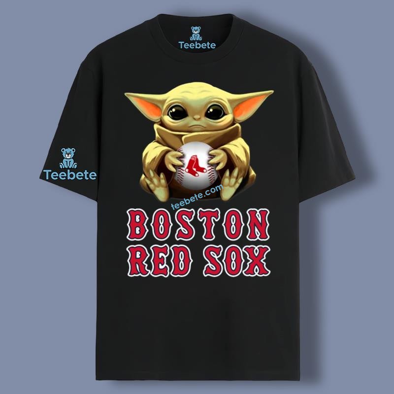 Boston Red Sox Star Wars Baby Yoda Shirt For Family For Mom