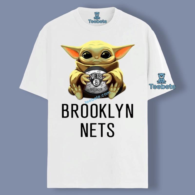 Brooklyn Nets Star Wars Baby Yoda Shirt Color