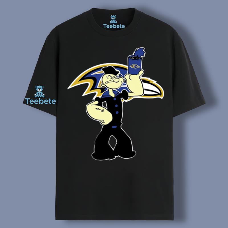 Cartoon Baltimore Ravens Sailor Popeye Tanktop