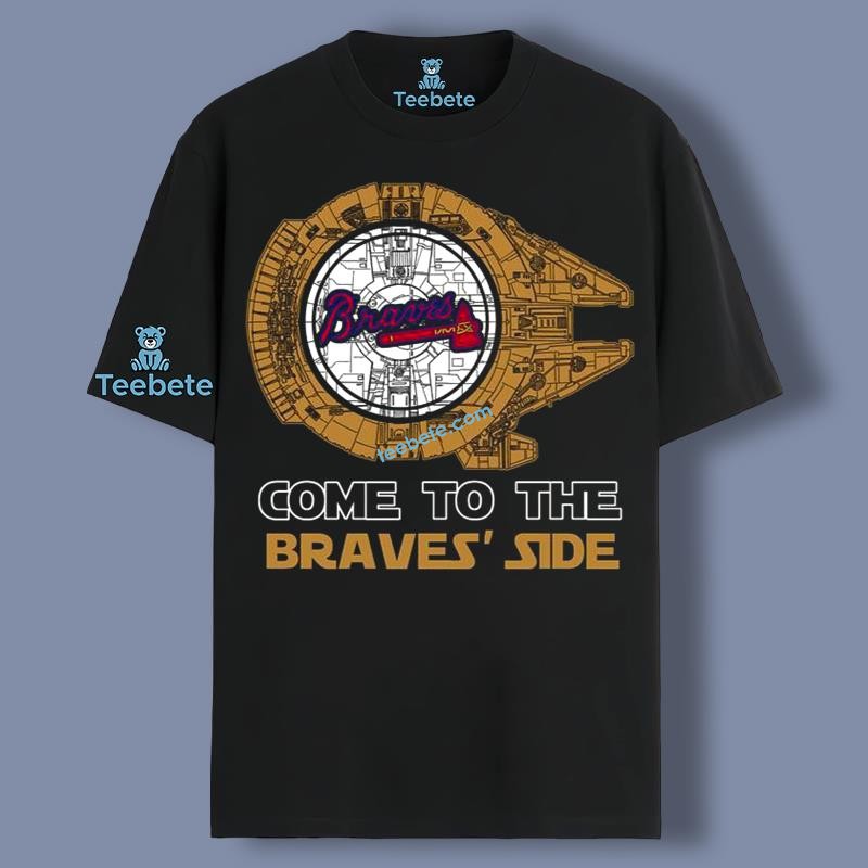 Come To The Atlanta Braves Side Star Wars Shirt For Mom Vintage