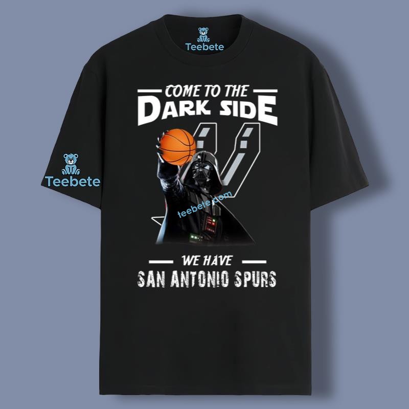 Come To The Dark Side We Have San Antonio Spurs Star Wars Darth Vader  Tall Shirt For Mens