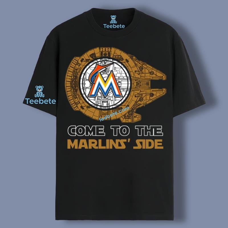 Come To The Miami Marlins Side Star Wars Breathable Shirt Vintages