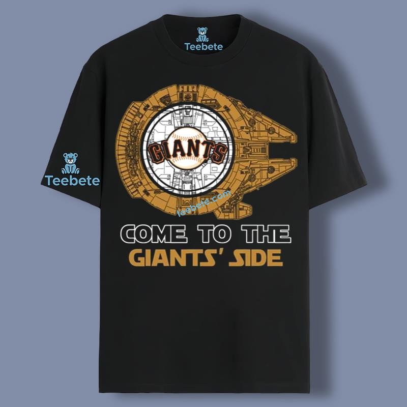 Come To The San Francisco Giants Side Star Wars Boy Shirt Adults