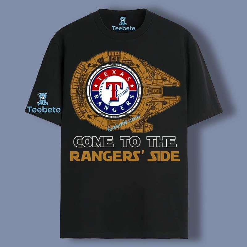 Come To The Texas Rangers Side Star Wars Shirt Graphic Vintage