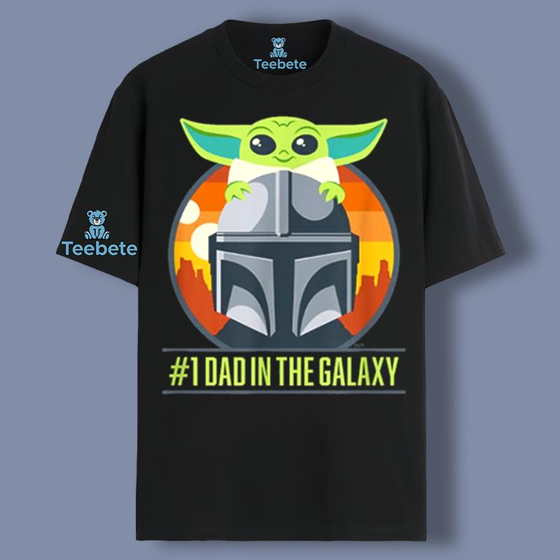 Dad In The Galaxy Mandalorian And Grogu Classic Shirt