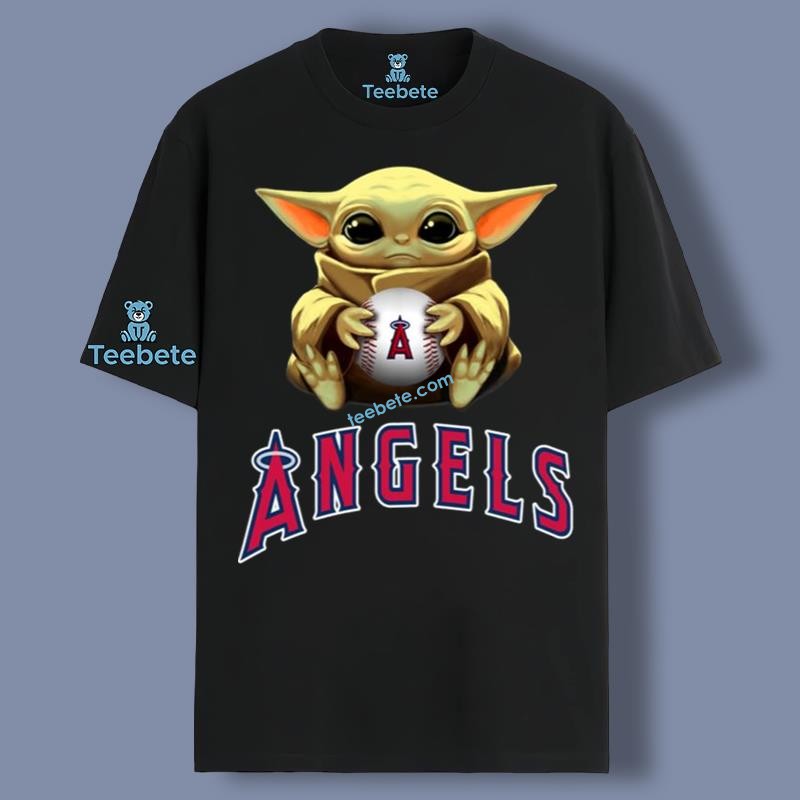 Los Angeles Angels Star Wars Baby Yoda Shirt For Dad Ideas
