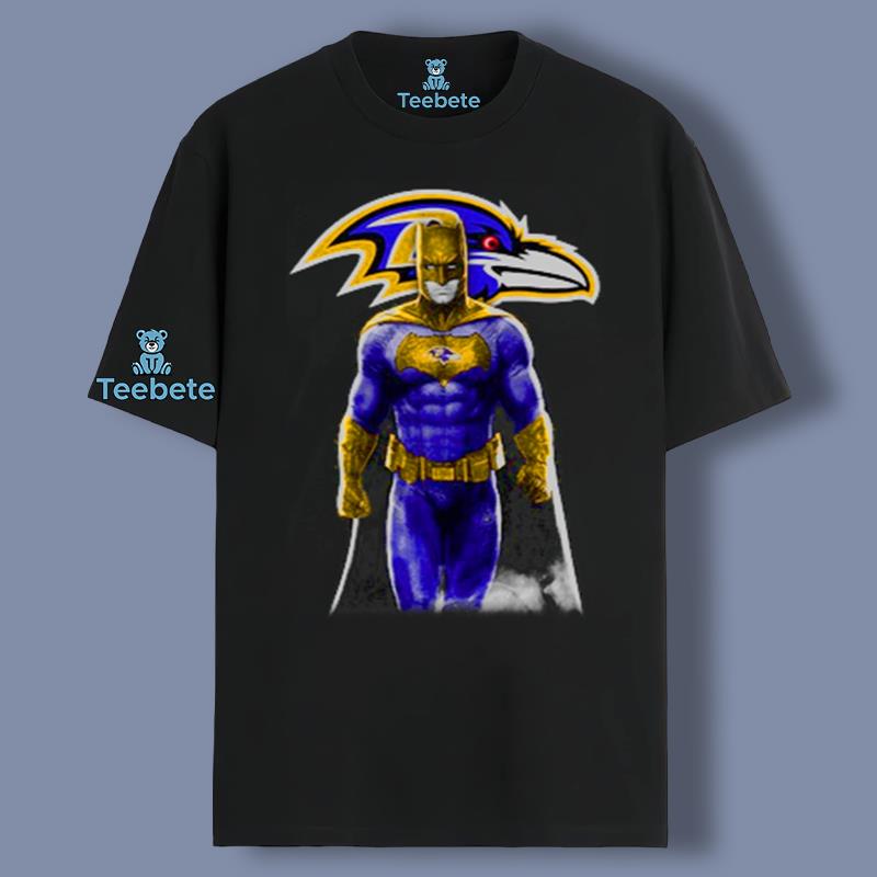Marvel Superman Baltimore Ravens Classic Tshirt