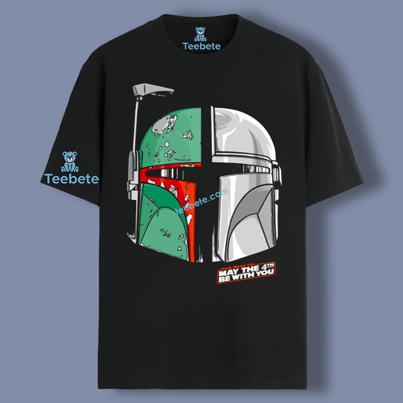 May The 4Th Be With You Star Wars Mando And Boba Fett Shirt For Mens 2Xl