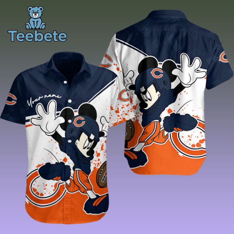 Mickey Mouse Surf Board Beach Cincinnati Bengals Best Hawaiian Shirts