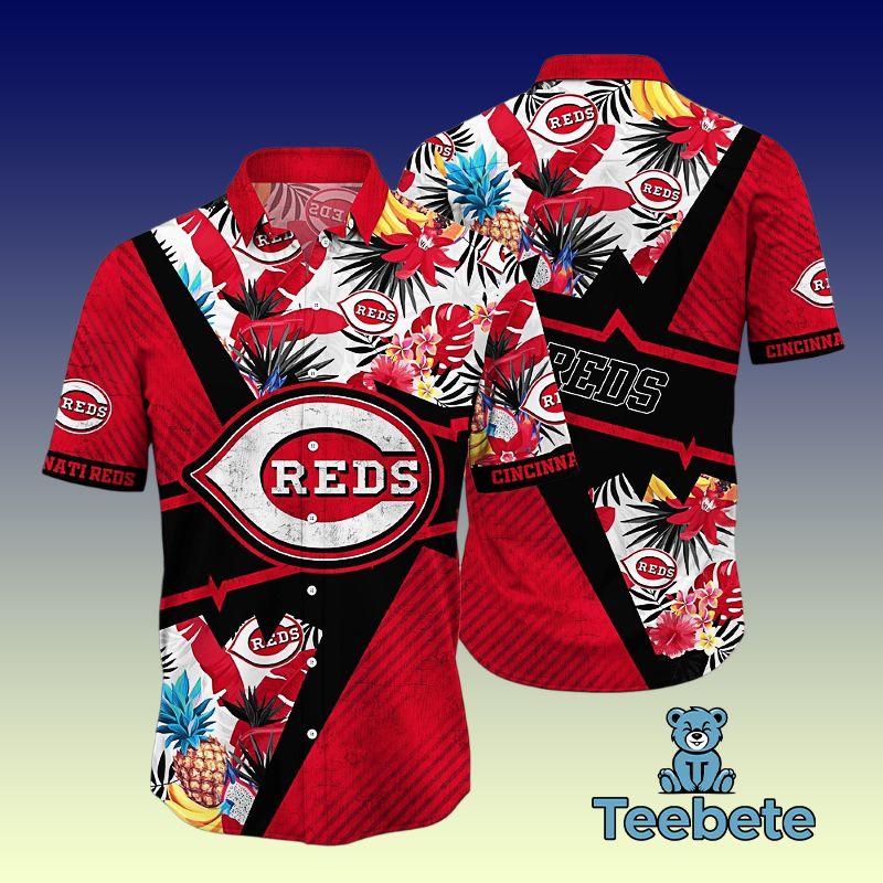 Mlb Cincinnati Reds Player Bright Hawaiian Shirts