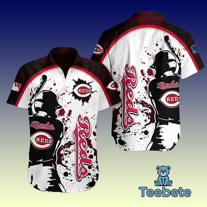 Mlb Cincinnati Reds Player Bright Hawaiian Shirts