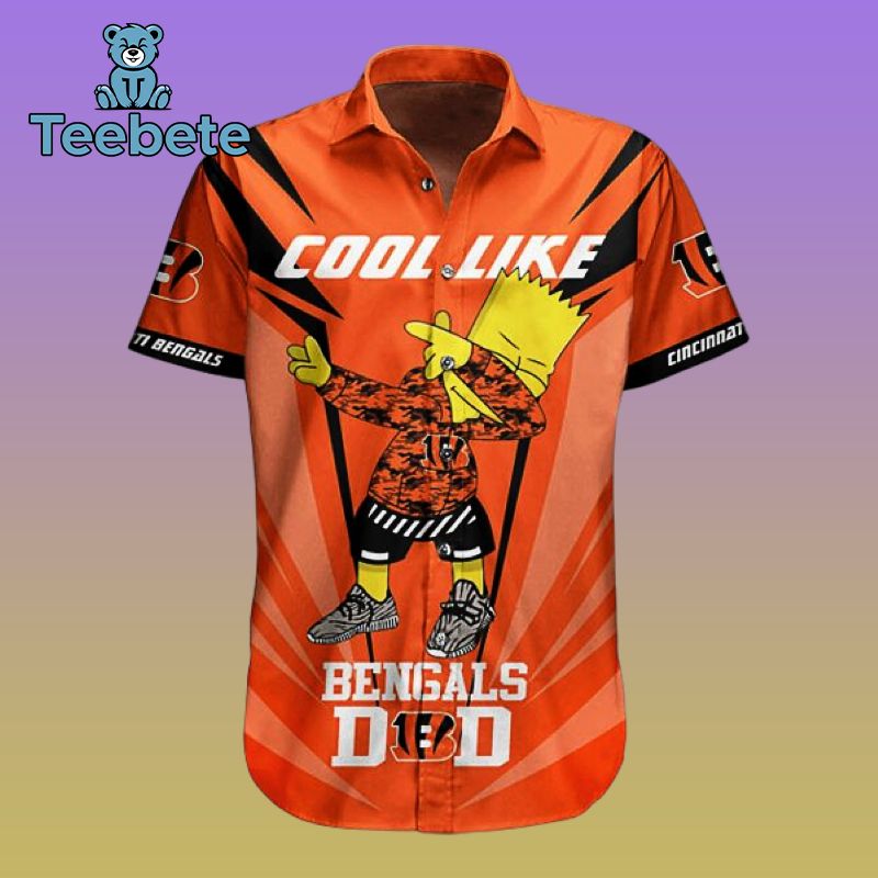Cincinnati Bengals Bart Simpson Hawaiian Shirt Suit