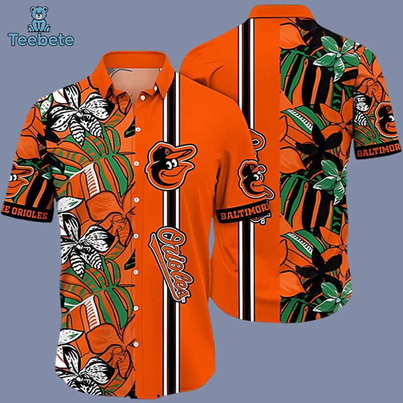 Orange Baltimore Orioles Hawaiian Shirts Nearby