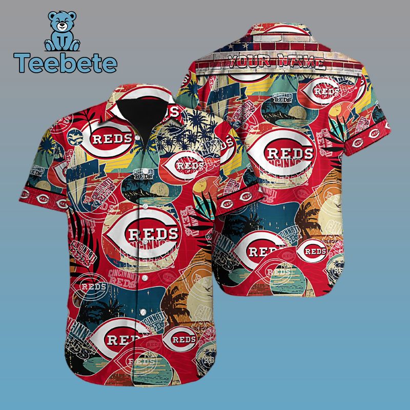 Personalized Cincinnati Reds Summer Magnum Aloha Shirt