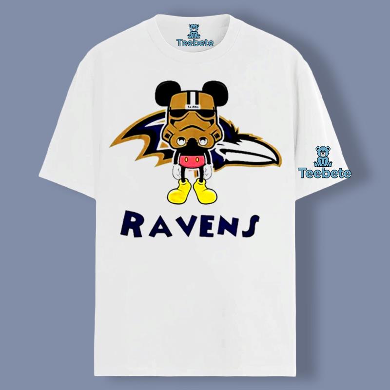 Star Wars Stormtrooper Mickey Baltimore Ravens Shirt