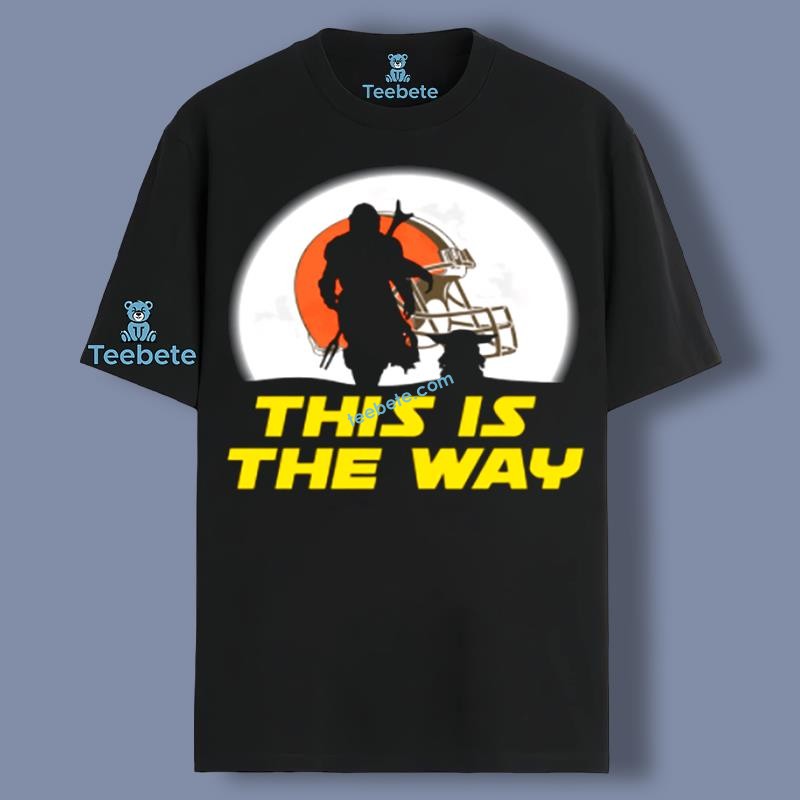 Star Wars Yoda Mandalorian This Is The Way Cleveland Browns Shirt Ideas