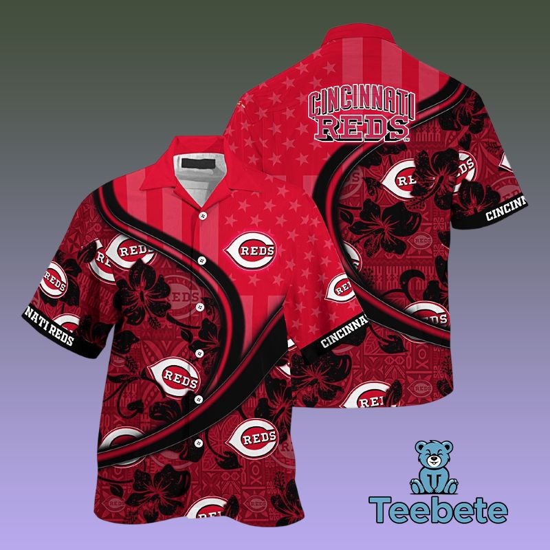 Summer Beach Cincinnati Reds Baseball Hawaiian Shirt