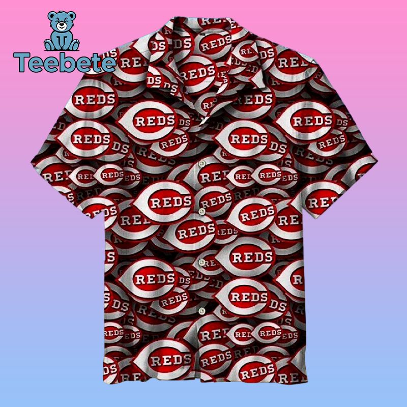Summer Beach Cincinnati Reds Logo Quality Hawaiian Shirts