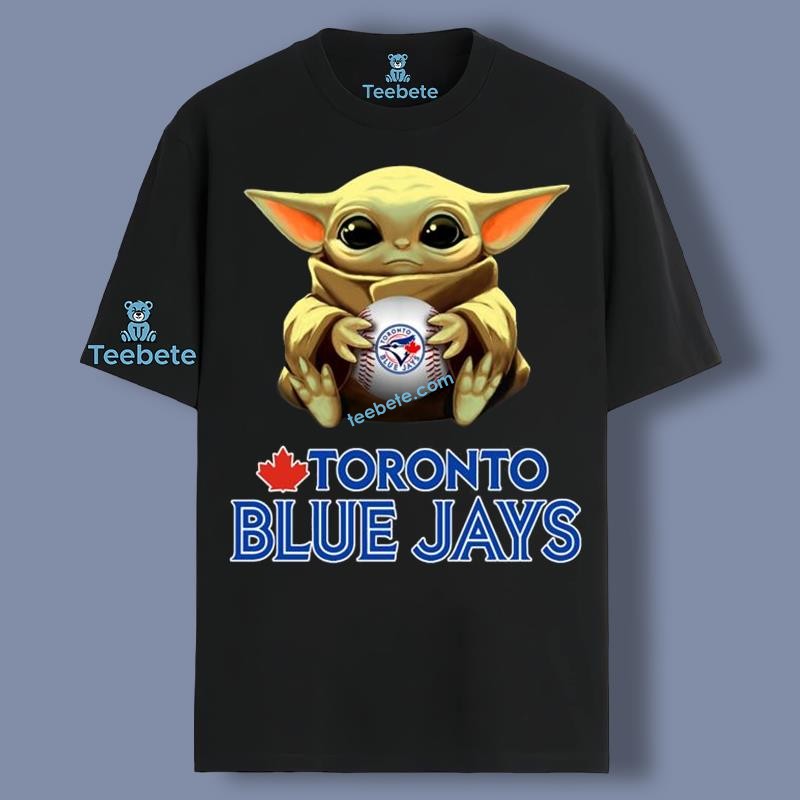 Toronto Blue Jays Star Wars Baby Yoda Men Shirt 5Xl