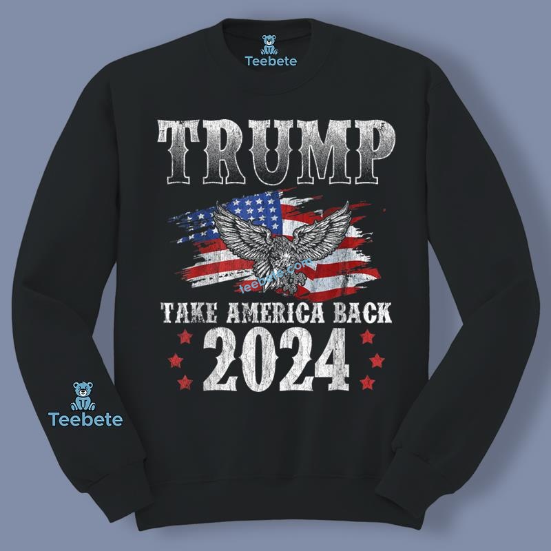 Trump Take America Back Retro Long Sleeve Graphic Trump Take America Back Retro Long Sleeve Graphic