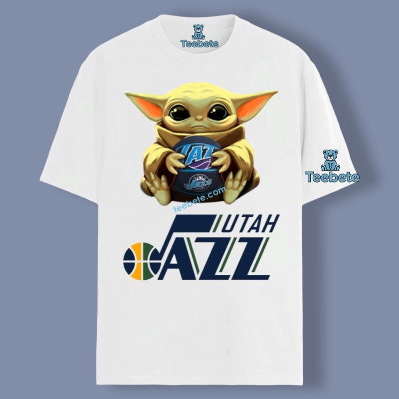 Utah Jazz Star Wars Baby Yoda Shirt Color
