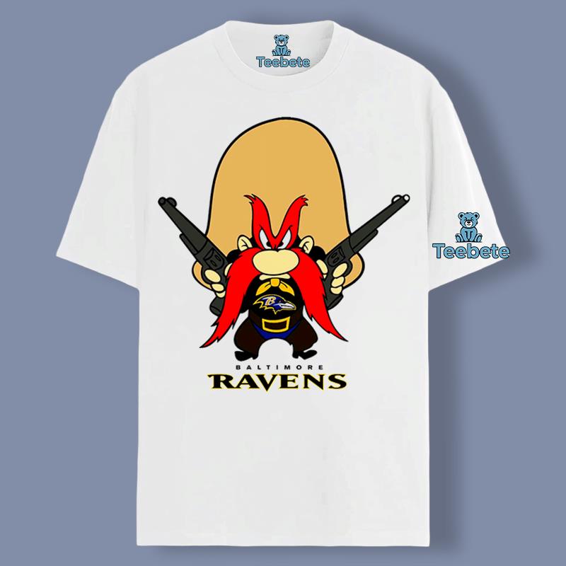 Baltimore Ravens Star Wars Baby Yoda Shirt