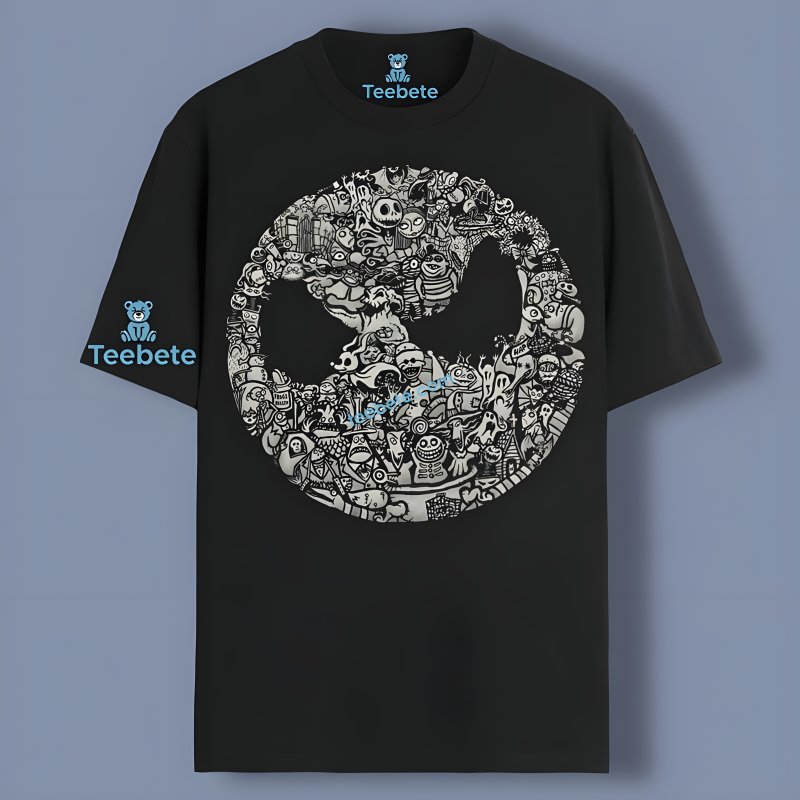 A Most Horrible Circle Jack Skelling Ton Face Shirt Color