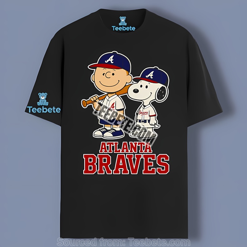 Atlanta Braves Vs Snoopy And Charlie Brown Player Shirt