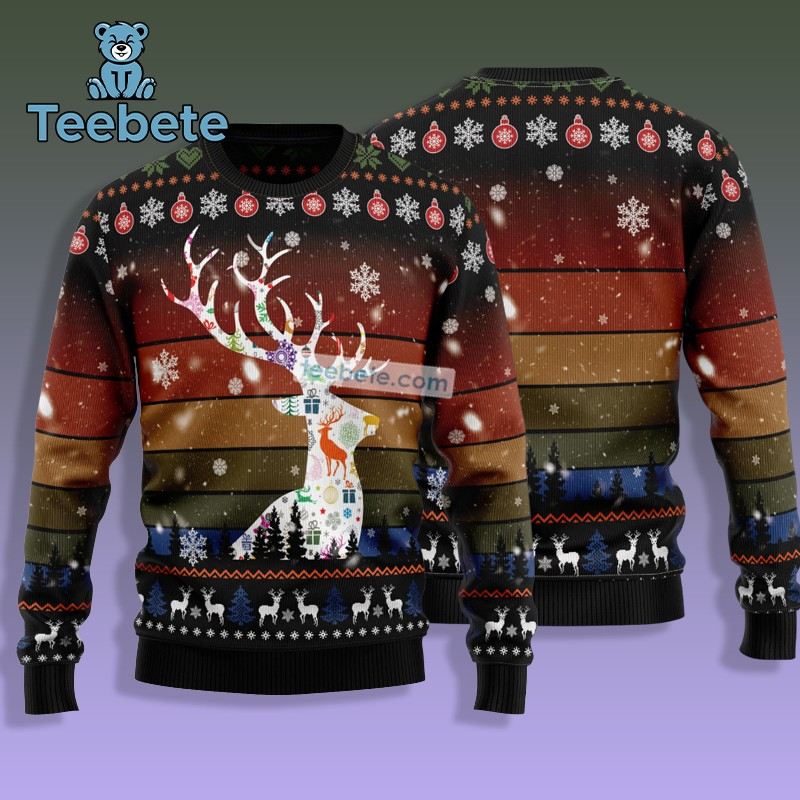 Awesome Texas Bluebonnet Ugly Christmas Sweaters Family