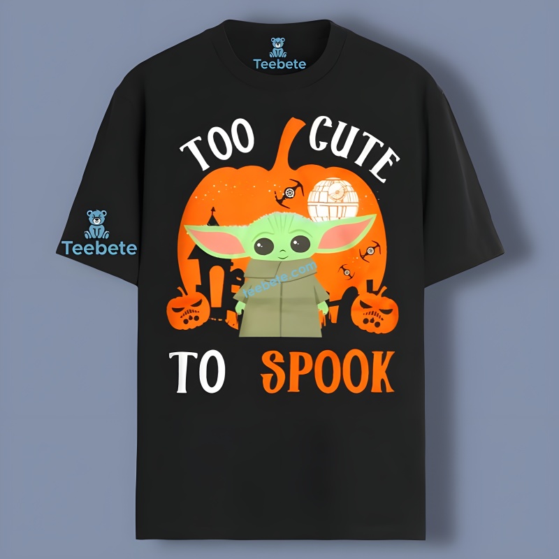 Baby Yoda Star Wars Pumpkin Halloween Breathable Shirts Baby Yoda Star Wars Pumpkin Halloween Breathable Shirts