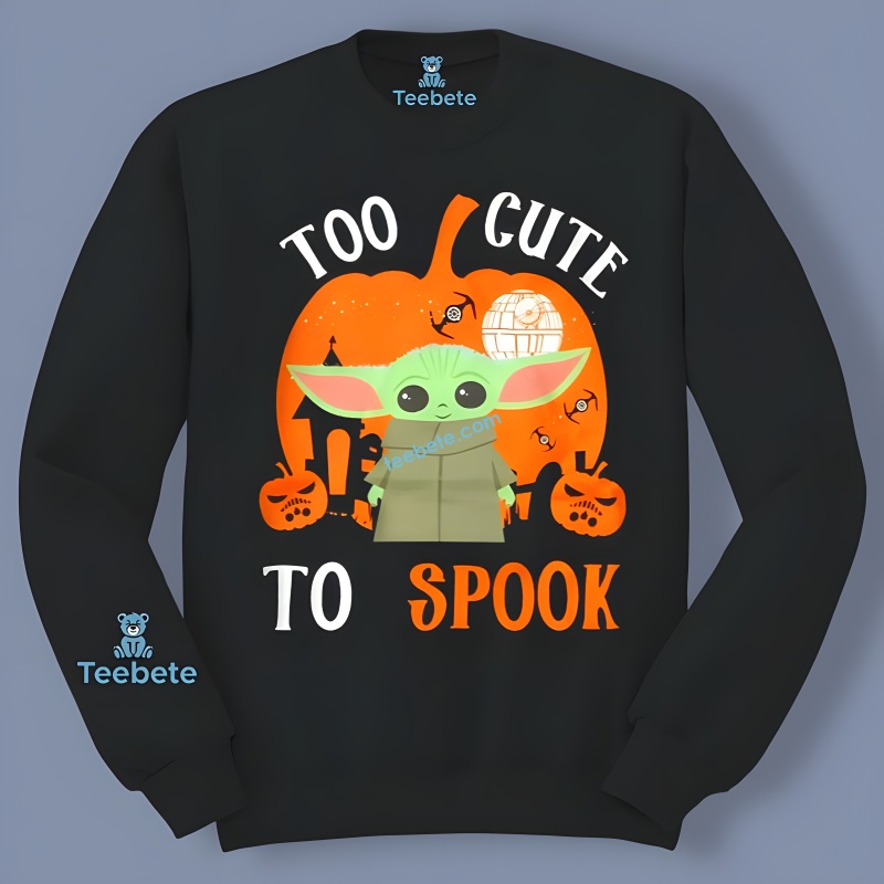 Baby Yoda Star Wars Pumpkin Halloween Breathable Shirts Baby Yoda Star Wars Pumpkin Halloween Breathable Shirts