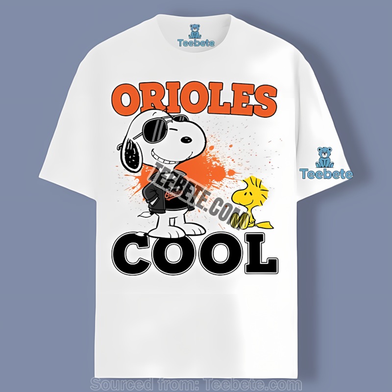 Baltimore Orioles Snoopy Cool Regular Shirt