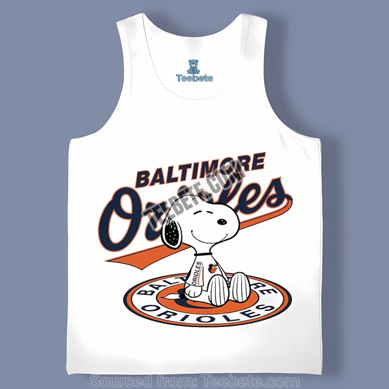 Baltimore Orioles Snoopy Tattoo Logo On Arm Unisex Tanktop Baltimore Orioles Snoopy Tattoo Logo On Arm Unisex Tanktop