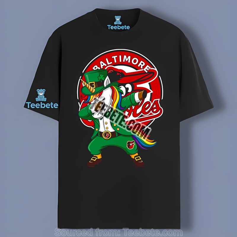 Baltimore Orioles St Patricks Day Vs Dabbing Unicorn Cotton Shirt