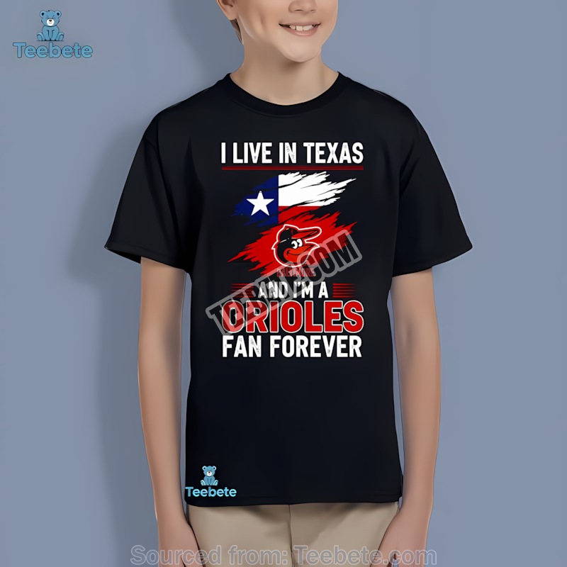 Baltimore Orioles Texas Fan Forever Adults Youth T-Shirt Baltimore Orioles Texas Fan Forever Adults Youth T-Shirt