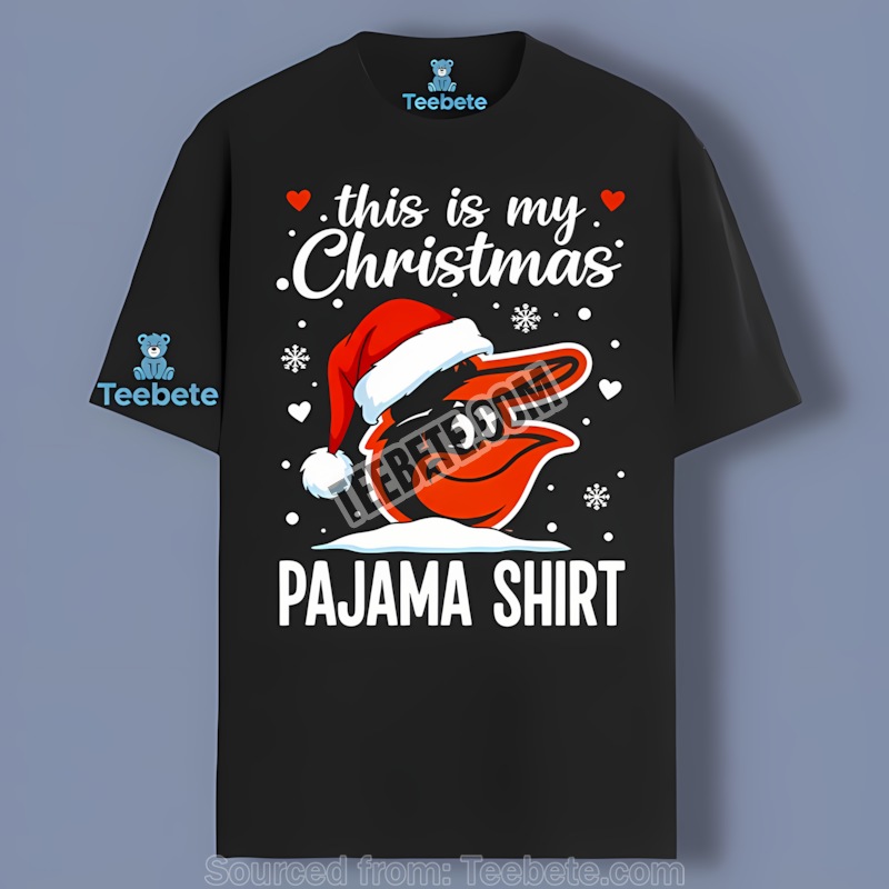 Baltimore Orioles This Is My Christmas Pajama Trendy Shirt