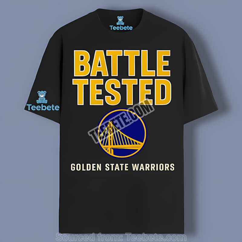 Battle Tested Golden State Warriors Playoff Basketball Regular Shirt
