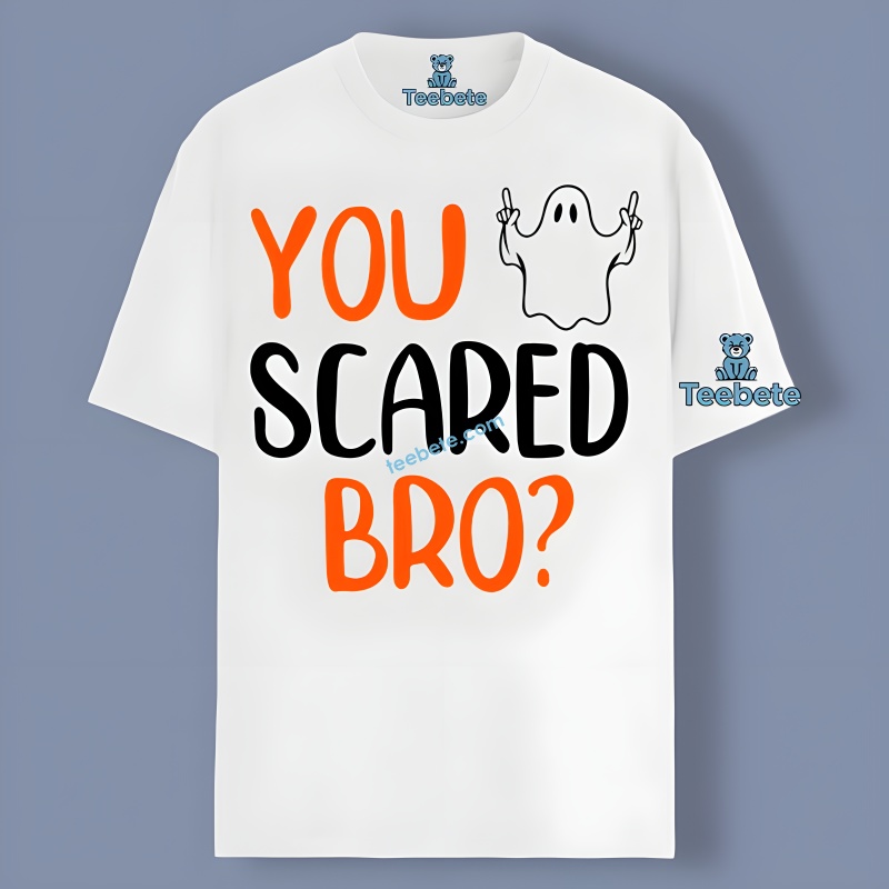 Boo Boo Crew You Scared Bro Halloween Ghost Spooky Shirt