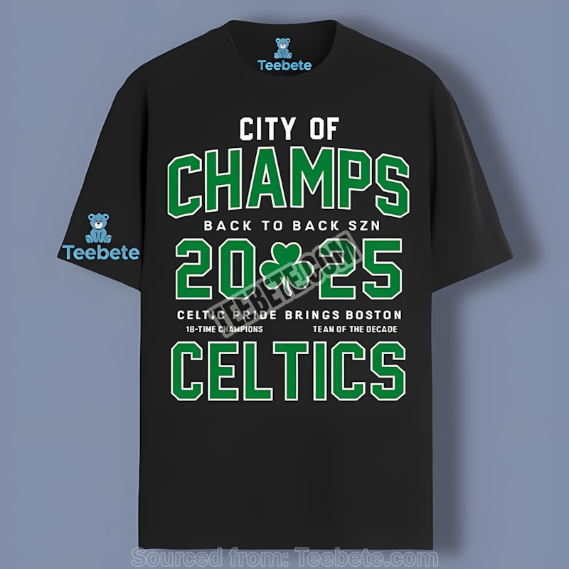 Boston Celtics Playoffs City Of Champs Back To Back Unisex Shirt