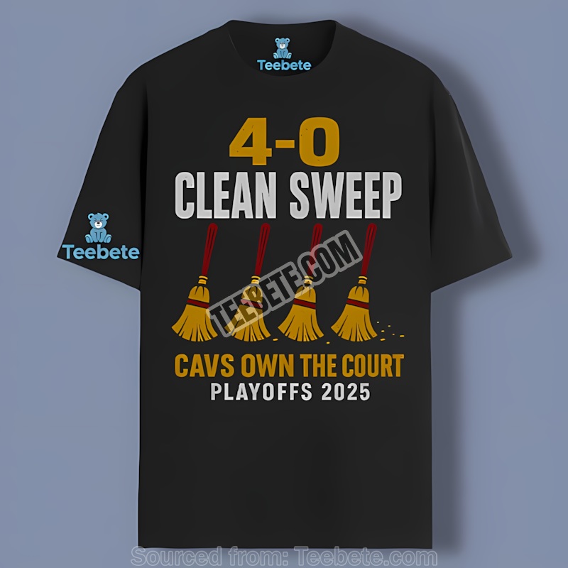Cavaliers 4 0 Clean Sweep Nba Playoffs Shirt