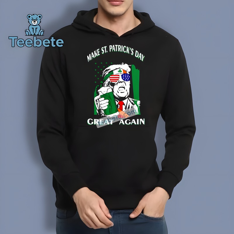 Cheer Beer Make St Patricks Day Great Again Long Sleeve Graphic Cheer Beer Make St Patricks Day Great Again Long Sleeve Graphic